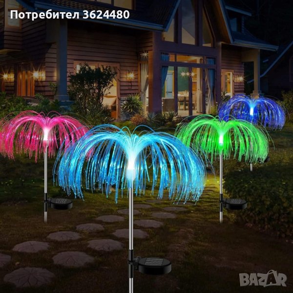 Медуза соларна лампа, снимка 1