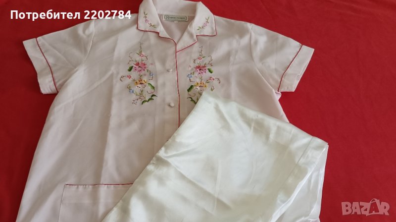 Дамска сатенена пижама , снимка 1