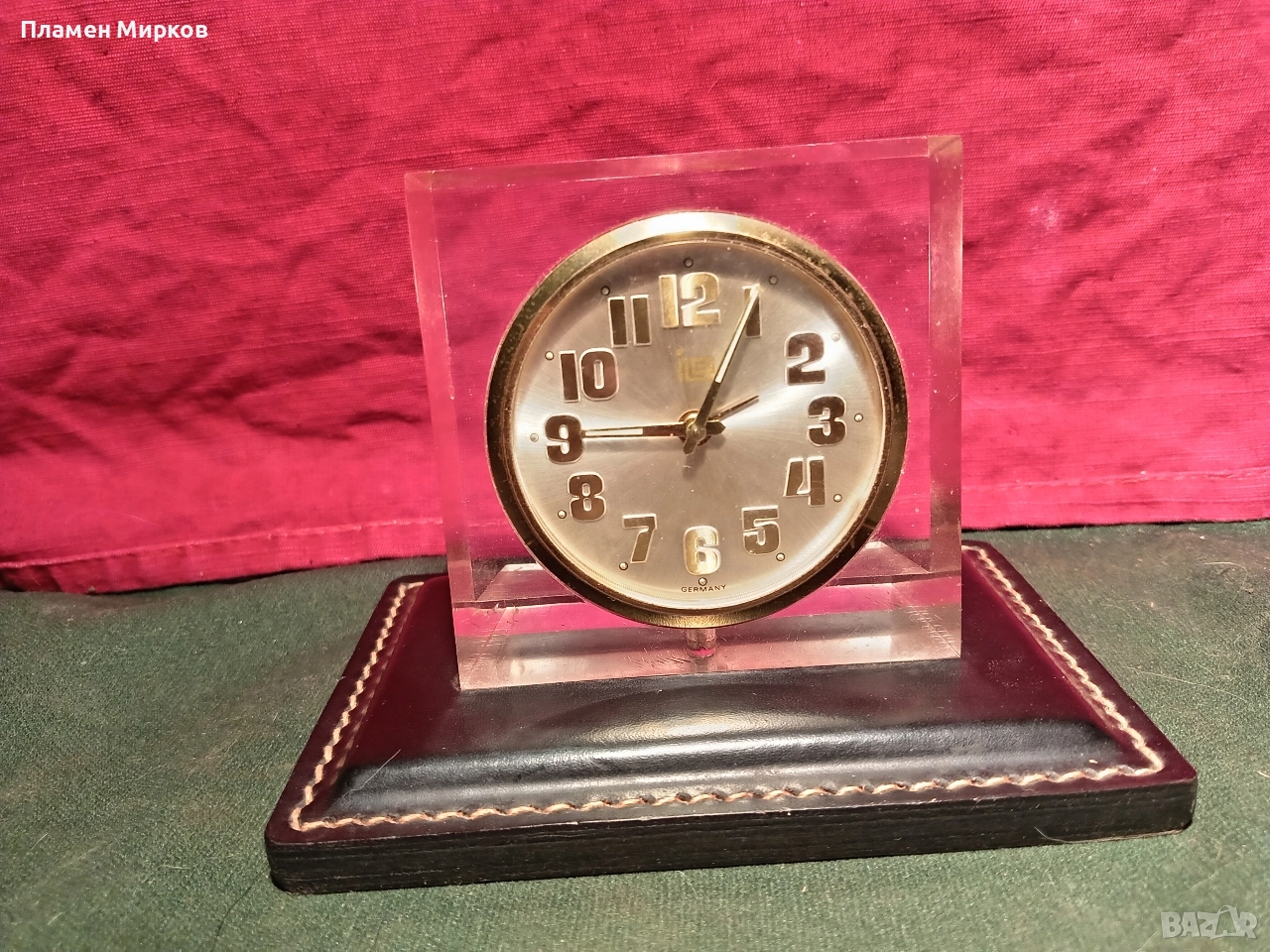 Германски настолен часовник, снимка 1