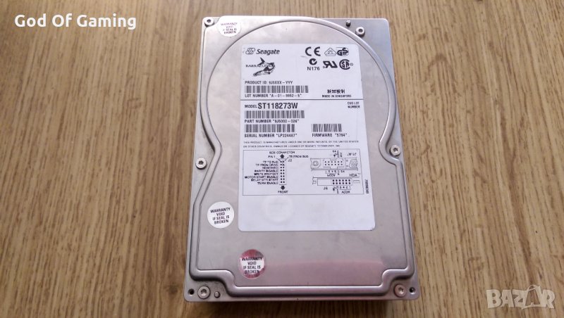 Твърд Диск Seagate Barracuda ST118273W 18.4gb 7200rpm SCSI, снимка 1
