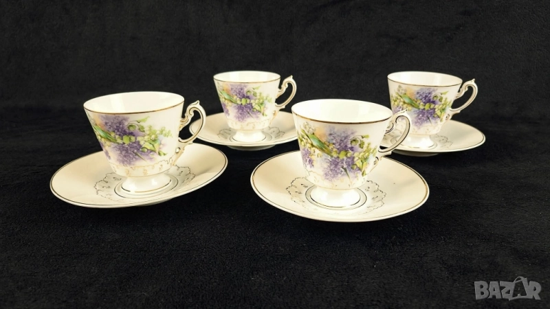 Комплект от 4 Винтидж Колекционерски Чаши, снимка 1