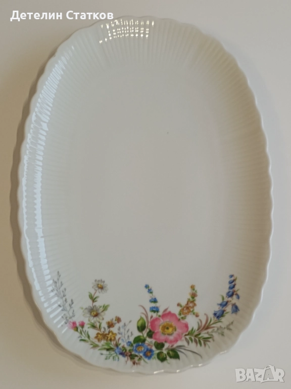 Винтидж порцеланово плато, снимка 1