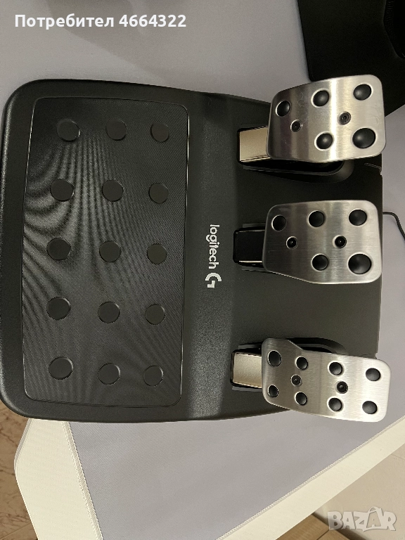 Logitech Волан с педали Logitech - G29, черен, PC/PS4/PS5, снимка 1