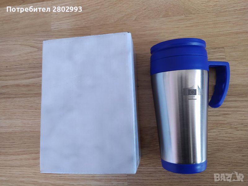 Нова термо чаша от неръждаема стомана в кутия, снимка 1