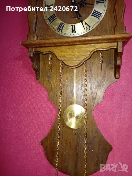 Старинен  стенен  часовник Anker, снимка 1