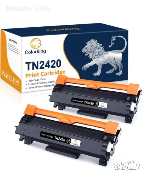 ColorKing TN2420 тонер касета 2 броя, снимка 1