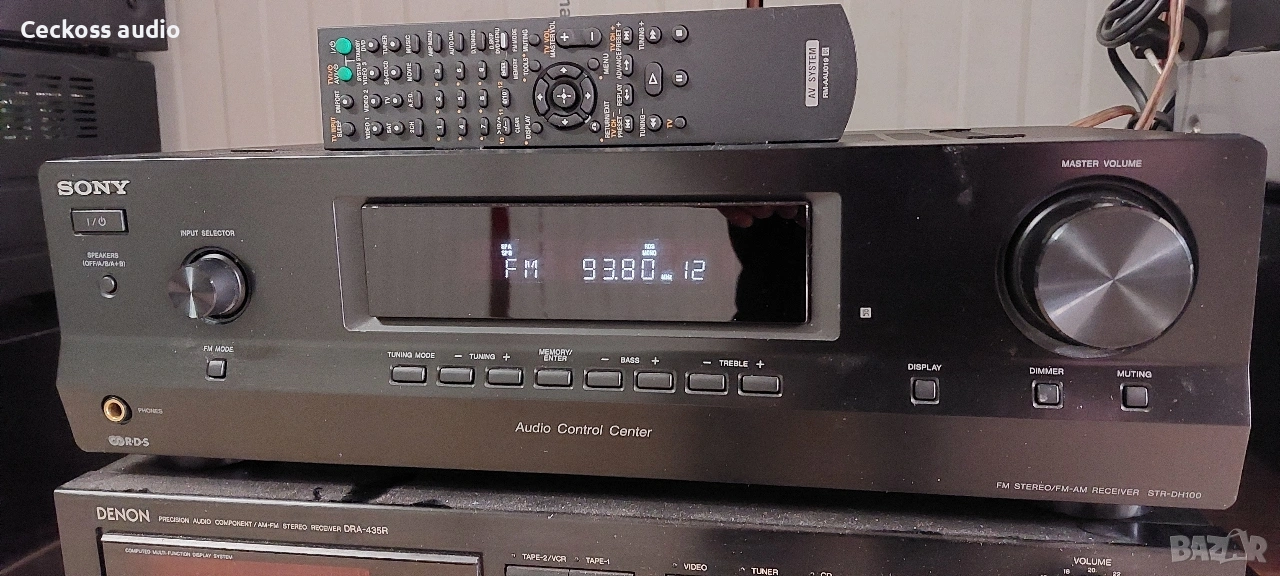 Стерео ресивър SONY STR-DH100 с дистанционно , снимка 1