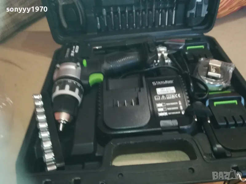 LI=ION ВИНТОВЕРТ С 2 БАТЕРИИ И ЗАРЯДНО 0411241702, снимка 1