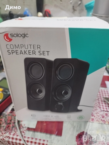 Комплект високоговорители за компютър Sologic, снимка 1