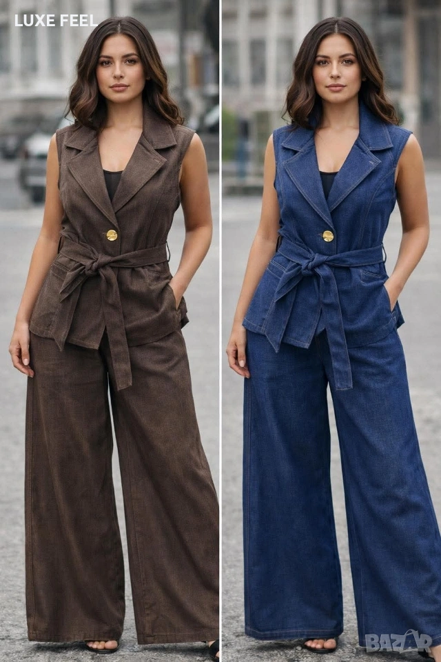 ✨Дамски Деним Комплекти , снимка 1