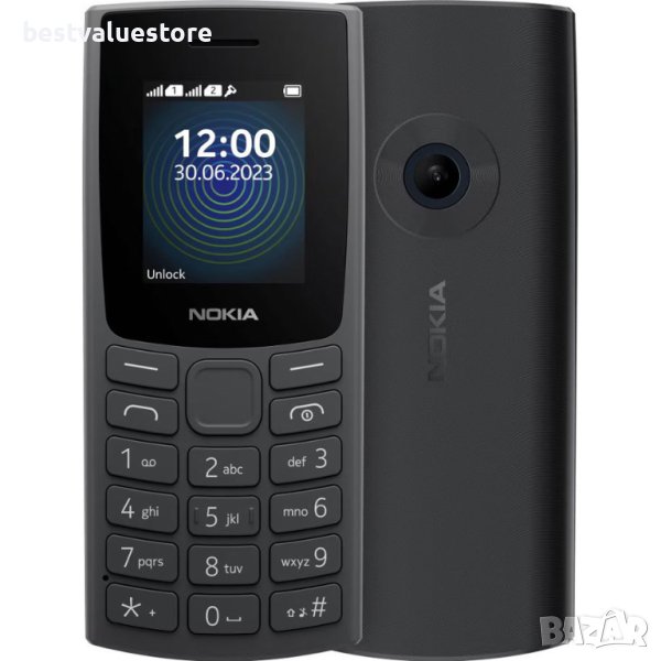 Мобилен Телефон Gsm Nokia 110 2023 Ds Charcoal 1.80 ", Задна Камера 0.3 Mpx, снимка 1