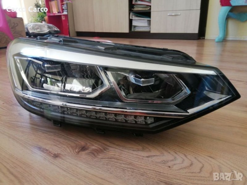 Десен и ляв фар Full Led за Vw Touran 5T original 2016-2018год. Фолксваген Туаран фул лед с оригинал, снимка 1