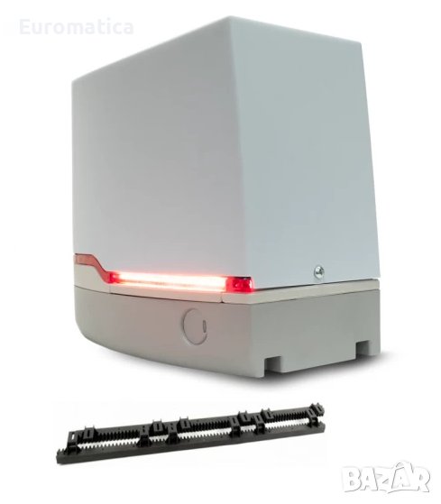 БЪРЗ МОТОР ЗА ПЛЪЗГАЩА СЕ ВРАТА LIFE DEUS 600KG + 4М РЕЙКА, снимка 1