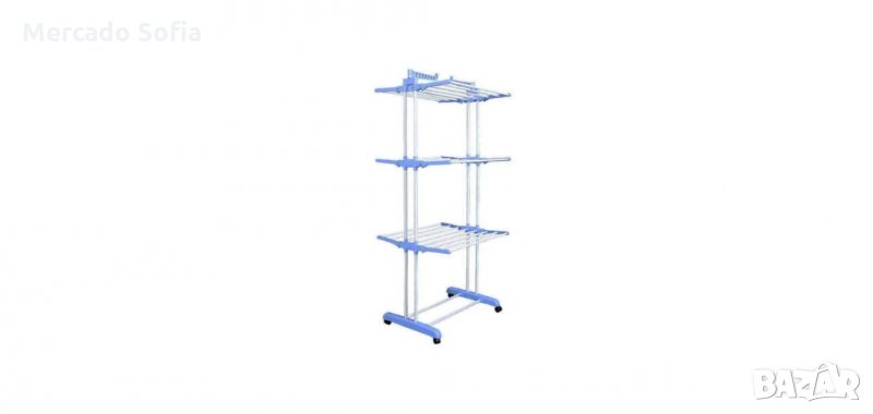  Трислойна многофункционална стойка за сушене на дрехи. , снимка 1