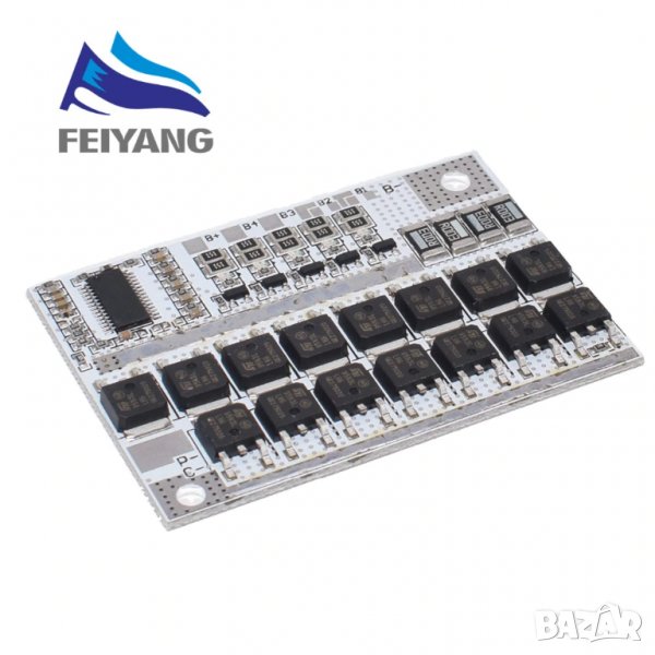 BMS 5s Контролер за зареждане на литиево йонни батерии, зарядно за 5 клетки 100А, 5s, снимка 1