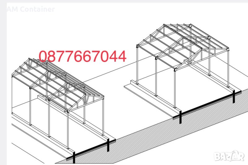 Налични ферми метална конструкция, снимка 1