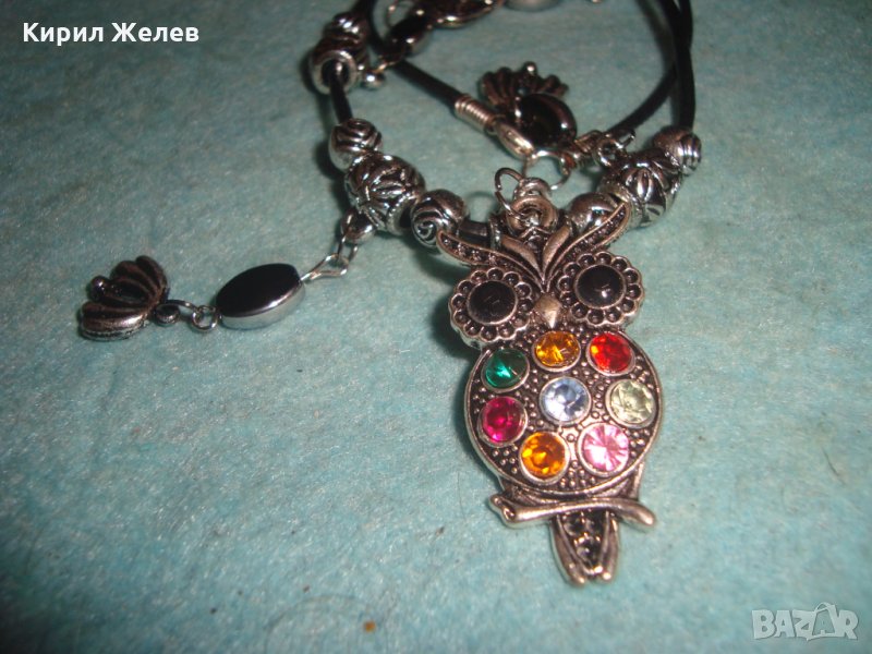 СКЪПОЦЕНЕН СРЕБРИСТ МЕДАЛЬОН БУХАЛЧЕ с ВИСУЛКИ 92651, снимка 1