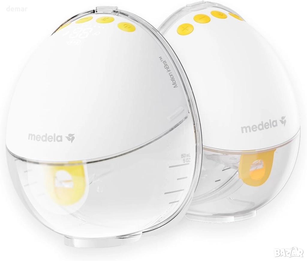 Електрическа помпа за кърма Medela Motion InBra – високоефективна,2 бр, снимка 1