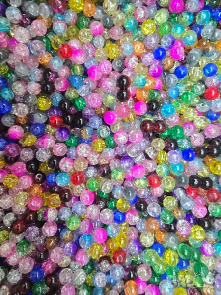 Стъклени Мъниста за бижута 10мм 8мм 6 мм 4мм J290, снимка 1