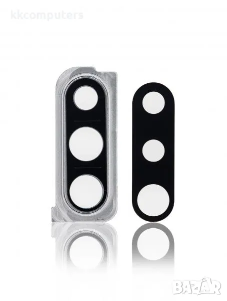 Рамка + Стъкло камера за Samsung A30S (A307) /Сребърен/ Баркод : 115124, снимка 1