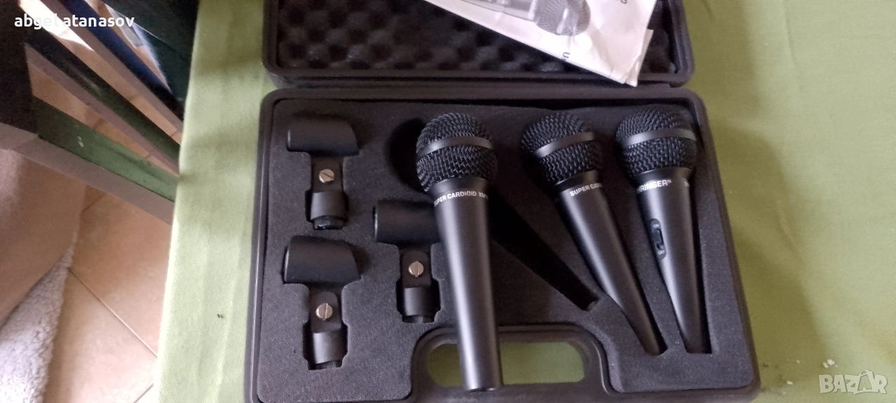 Продавам комплект микрофони BEHRINGER модел XM1800S, снимка 1