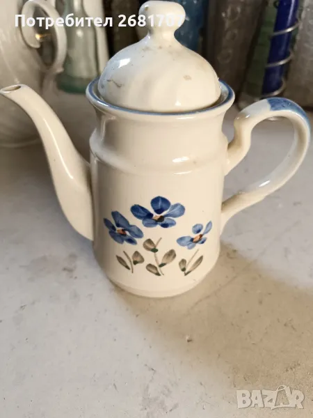 стара керамична кана , снимка 1