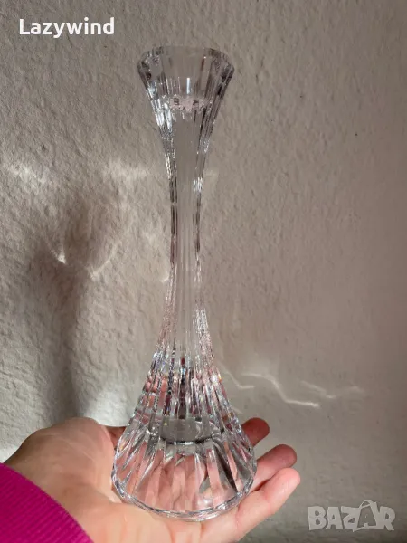 Кристален свещник, снимка 1