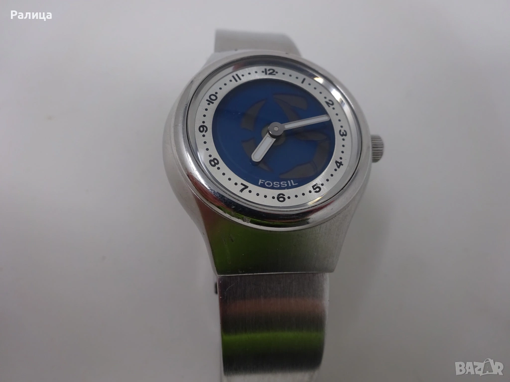 Дамски кварцов часовник FOSSIL с оригинална верижuжка, снимка 1