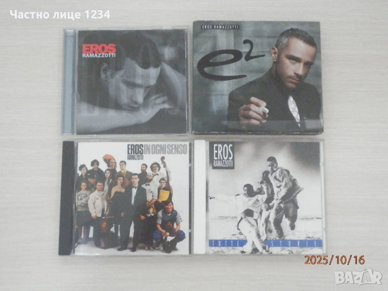Eros Ramazzotti – E² - 2007 - 3CD / Eros / Tutte Storie / In Ogni Senso, снимка 1