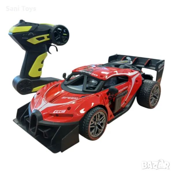 Метална кола с дистанционно и пушек, снимка 1