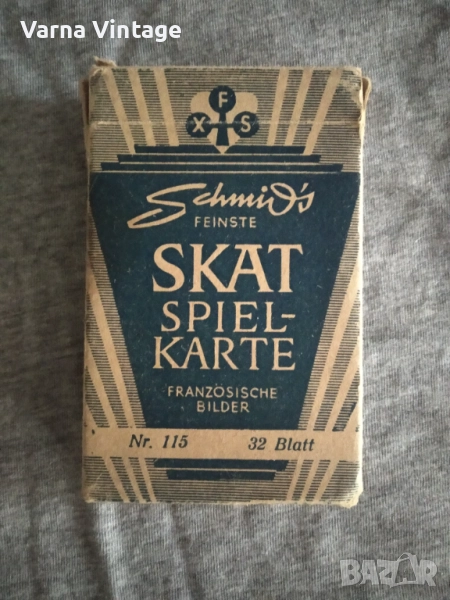 Редки стари карти за игра в скат. SCHMID Германия., снимка 1