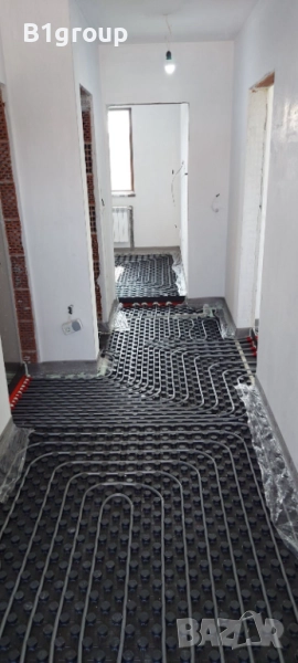 Изграждане на подово отопление с термопомпа, снимка 1