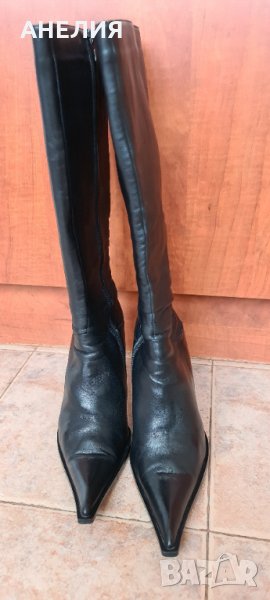 Дамски кожени ботуши, снимка 1