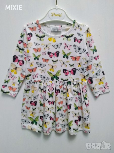 Намалена! Нова детска рокля Пеперуди , снимка 1