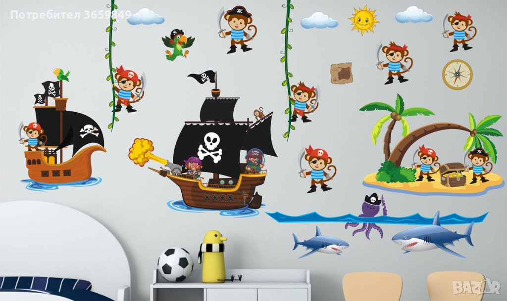 Комплекти стикери за детска стая, снимка 1
