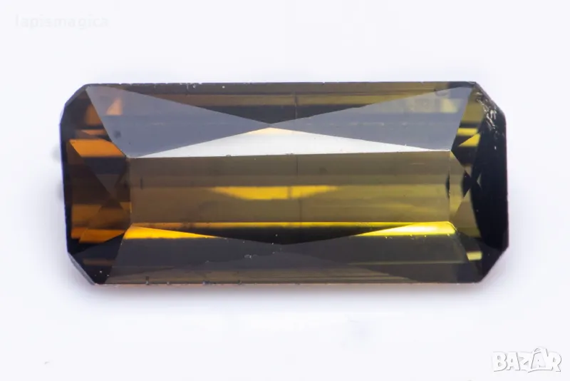 Зелен турмалин 1.66ct VS октагон шлифовка, снимка 1