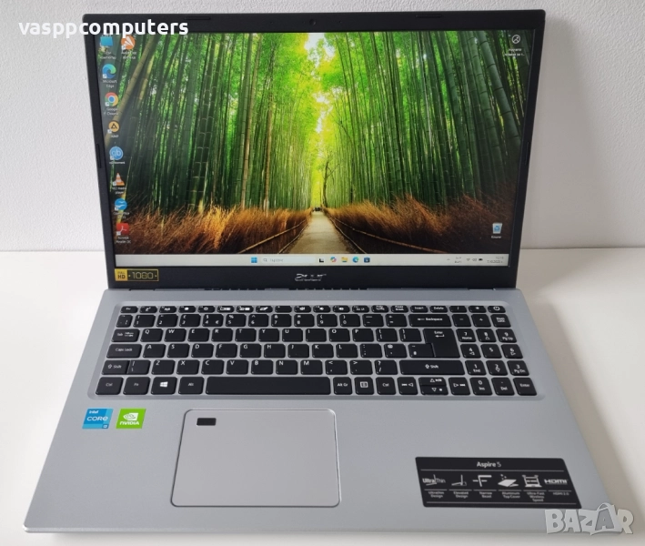 Acer Aspire 5 (A515-56G) / 15.6" / i3-1115G4 / GeForce MX350 / 8GB RAM / 128GB NVMe + 320GB HDD, снимка 1