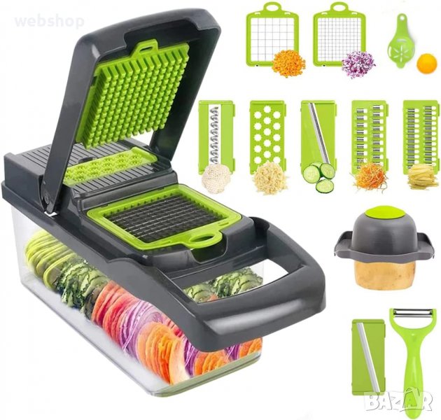 КУХНЕНСКО РЕНДЕ VEGETABLE CHOPPER 14 В 1, снимка 1