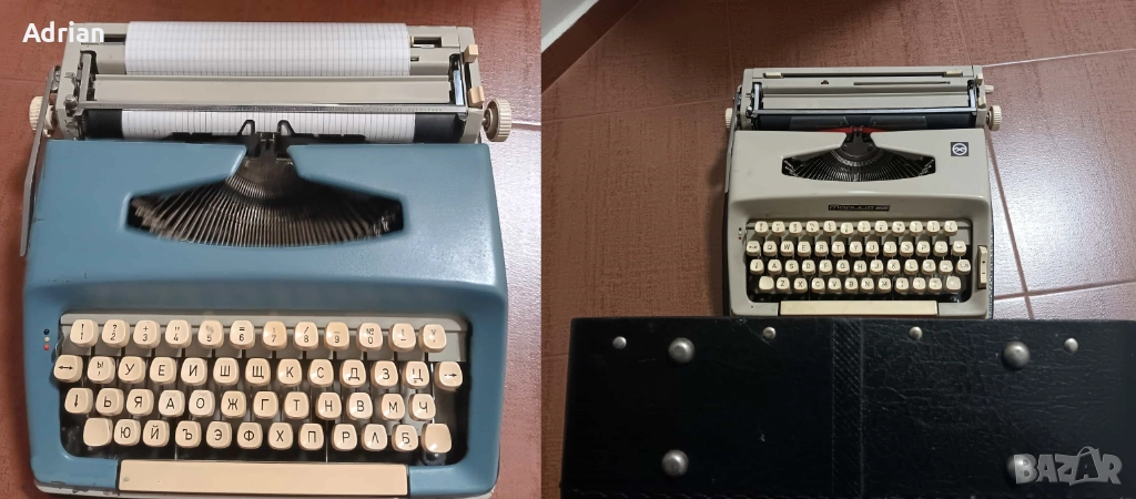 Работещи български пишещи машини Марица 1960–1980г в отлично състояние, снимка 1