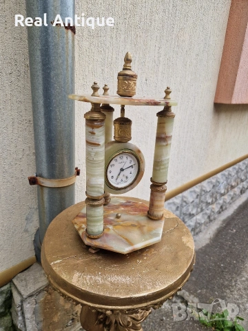 Уникален антикварен колекционерски каминен часовник RUHLA , снимка 4 - Антикварни и старинни предмети - 54214512