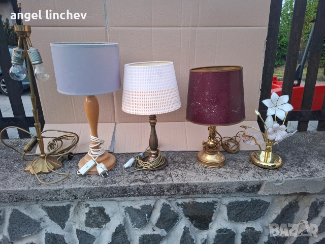старинни месингови лампи