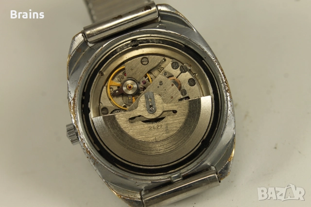 Руски Ръчен Часовник SLAVA 2627 Automatic Със 27 Камъка, снимка 9 - Мъжки - 52734077