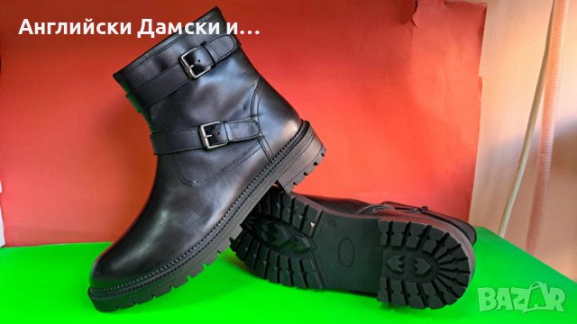 Английски дамски боти естествена кожа-5 AVENU , снимка 2 - Дамски боти - 42504848