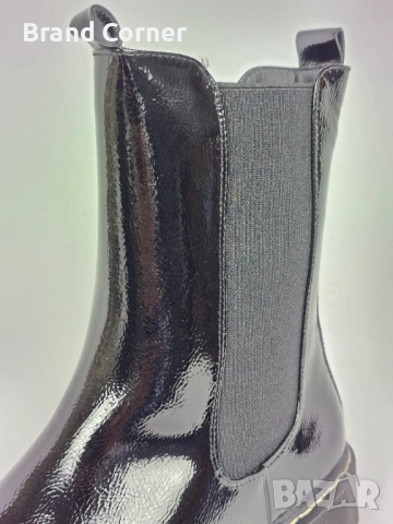 Нови дамски лачени боти La Strada - Размер 40, снимка 4 - Дамски ботуши - 54342685