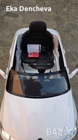 Акумулаторен джип BMW X6 JJ258 Moni, бял, снимка 8 - Аксесоари и консумативи - 52560811