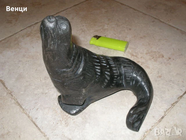 Чугунена Фигура Скулптура, снимка 7 - Антикварни и старинни предмети - 51013957