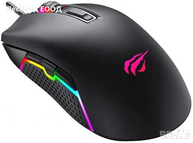Геймърска мишка HAVIT GameNote RGB нова, 3600 DPI, USB