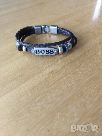 Кожена гривна BOSS