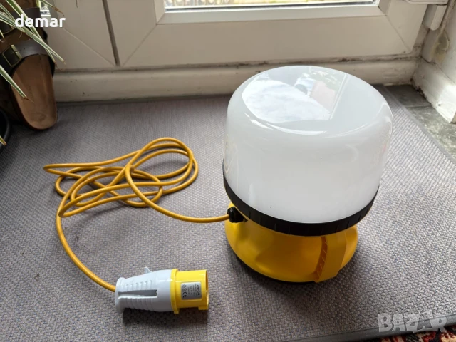 Bright Source 110V 20W LED сферична лампа за строителна площадка, 1800lm, 4000K, IP54, снимка 8 - Лед осветление - 50838481