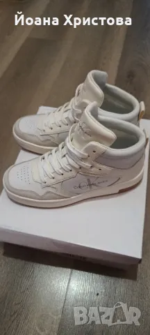 Calvin Klein бели дамски кецове, 36 н.